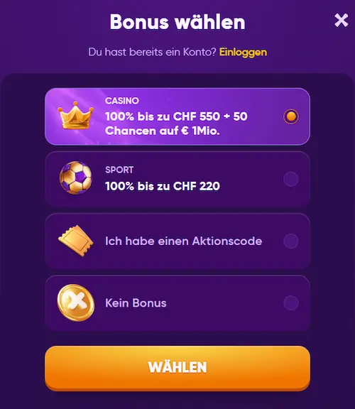KingMaster Casino reg