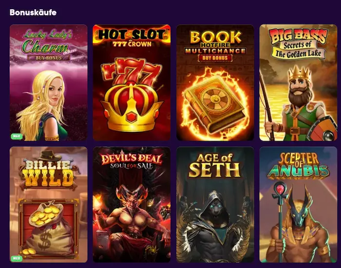 KingMaster Casino bonus-spiele